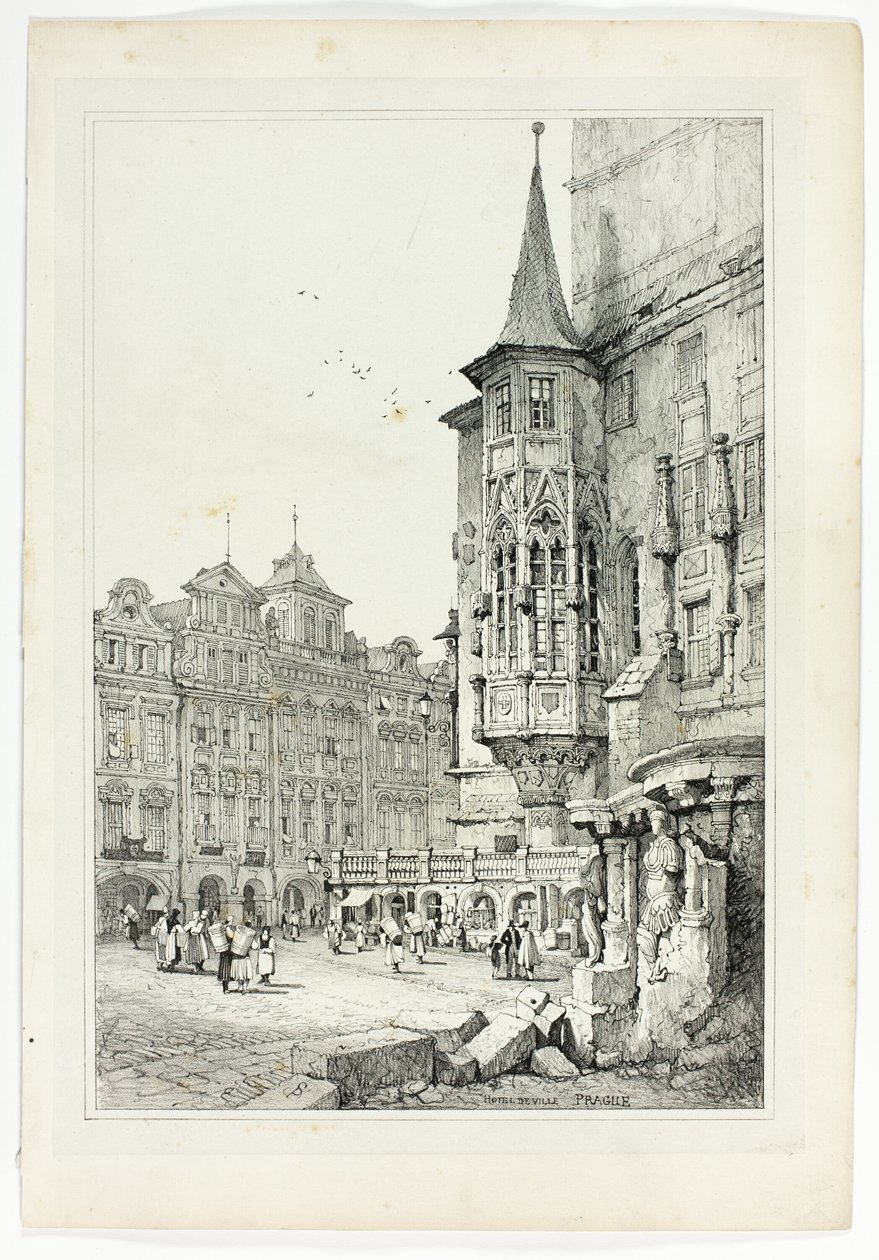 Kaupungintalo, Praha tekijältä Samuel Prout