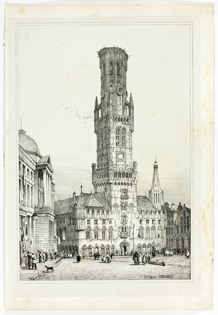 La Halle, Brugge tekijältä Samuel Prout