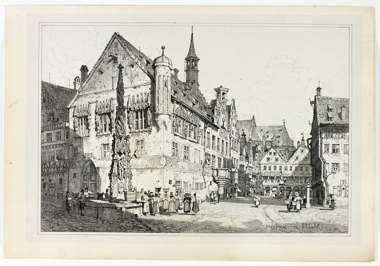 Rath House, Ulm tekijältä Samuel Prout