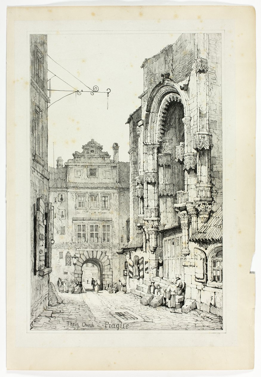 Theinin kirkko, Praha tekijältä Samuel Prout