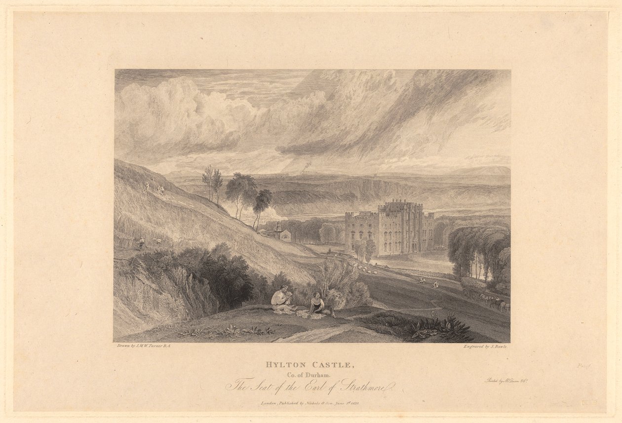 Castelo de Hylton, Condado de Durhamfinnish tekijältä Samuel Rawle