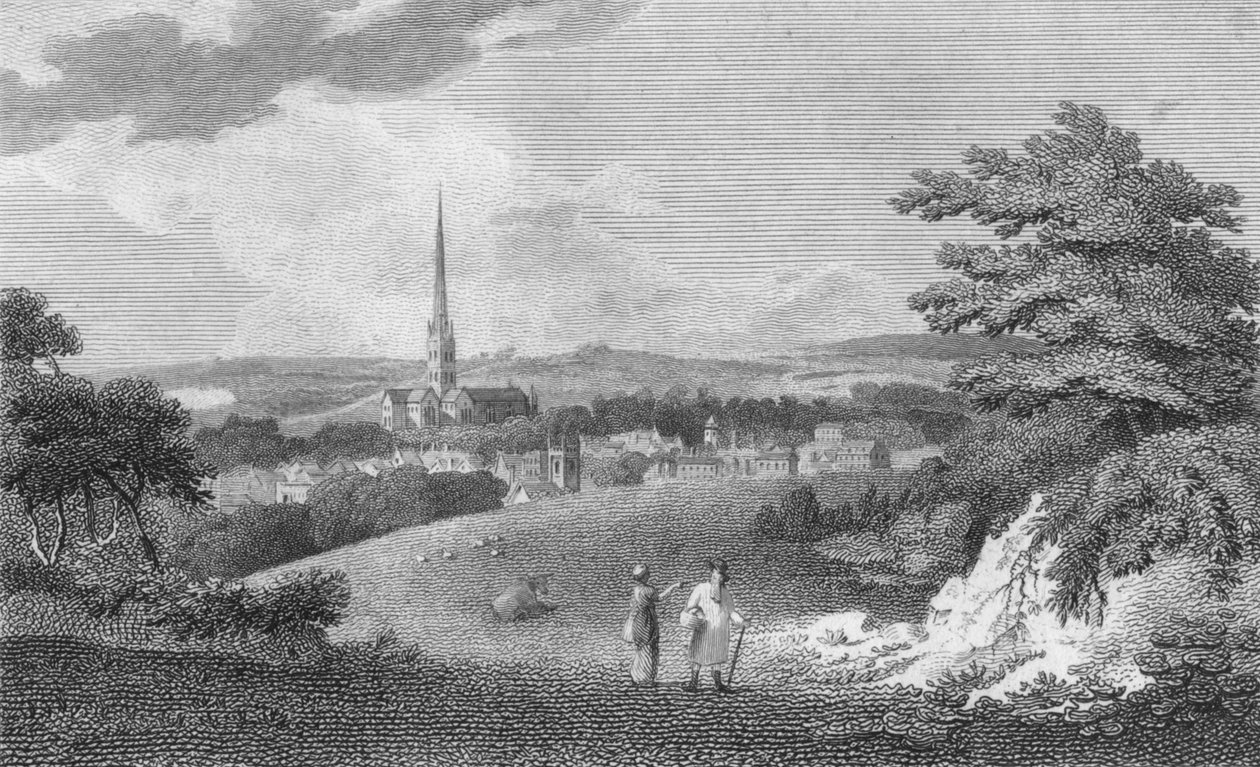 Salisbury, London Roadilta, 1805 tekijältä Samuel Rawle