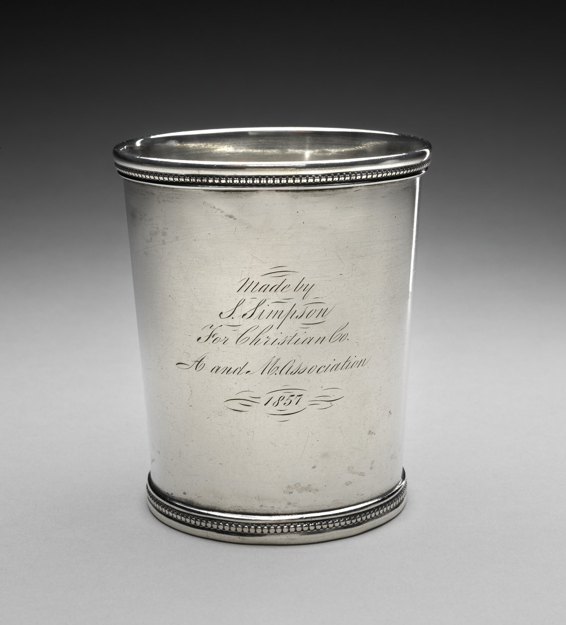 Tumbler, c. 1857 (hopea) tekijältä Samuel Simpson