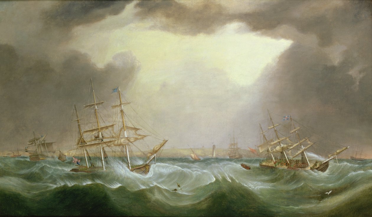 Suuri Gale 6. ja 7. tammikuuta 1839, 1882 tekijältä Samuel Walters