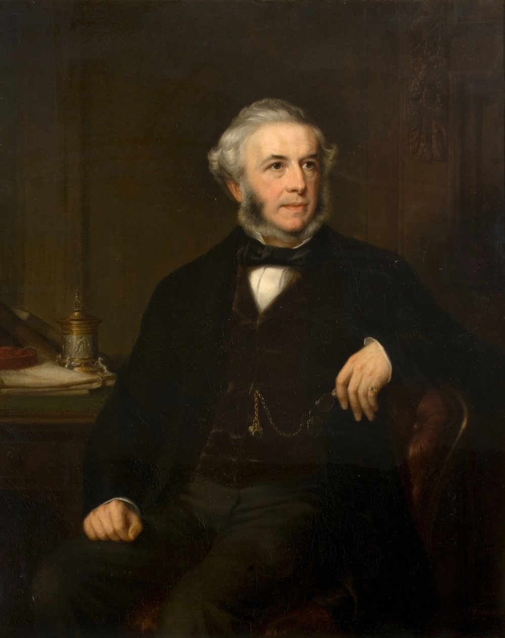 George Richards Elkingtonin muotokuva 1800-1865, 1865. tekijältä Samuel West