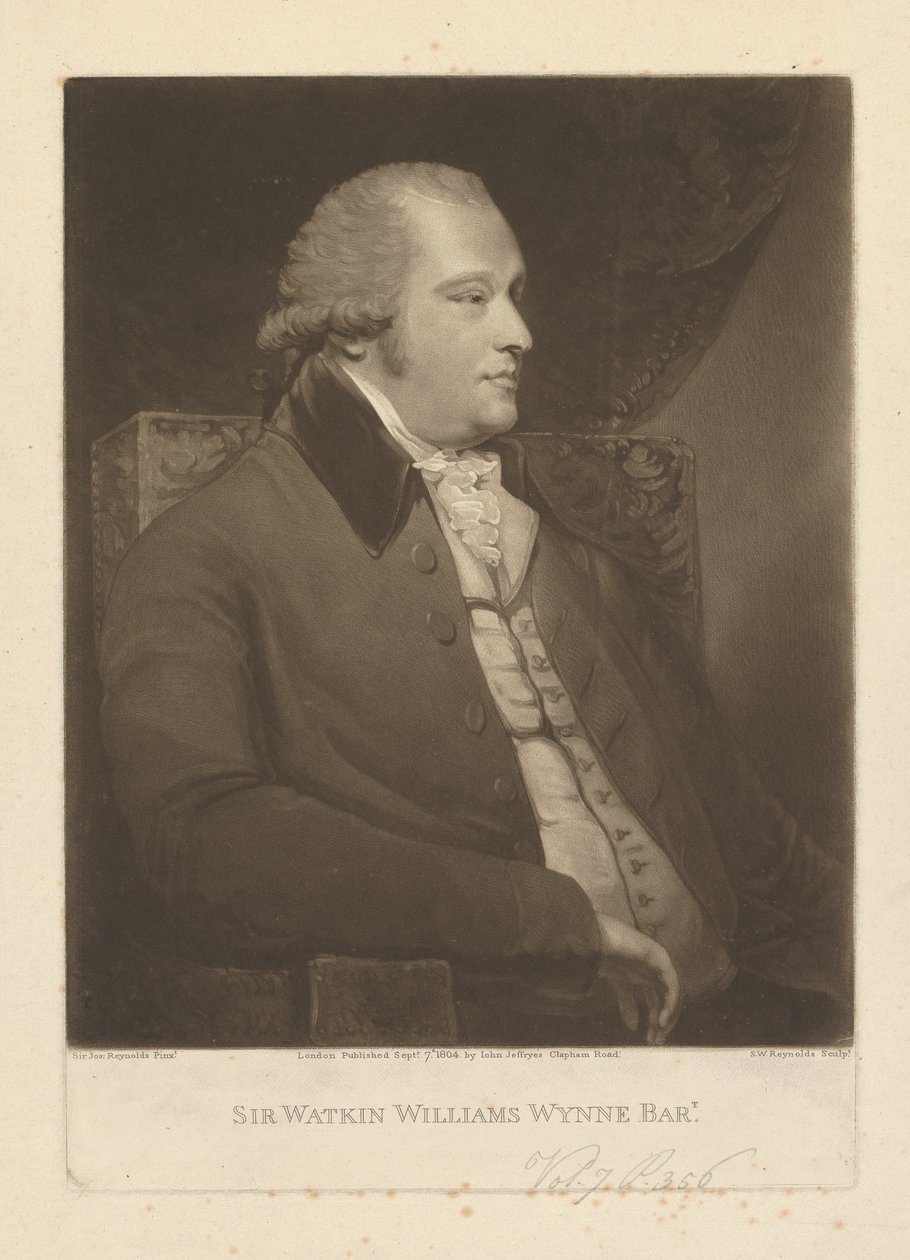 Sir Watkin Williams-Wynn, 4. Baronet Wynn tekijältä Samuel William Reynolds