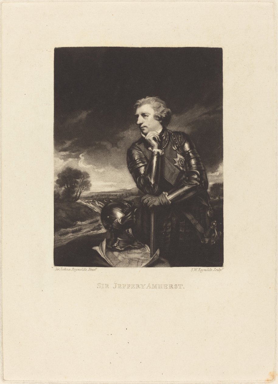 Sir Jeffery Amherst tekijältä Samuel William Reynolds I after Sir Joshua Reynolds