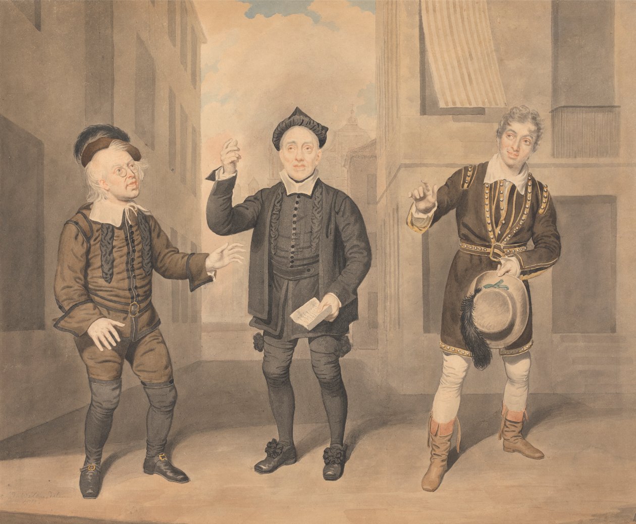 Kohtaus näytelmästä - Kolme näyttelijää tekijältä Samuel de Wilde