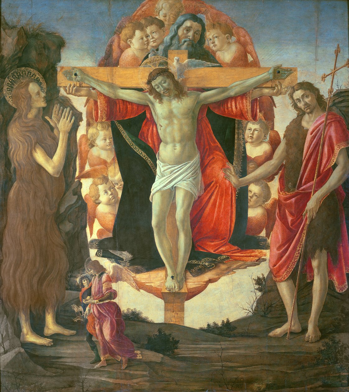 Huonekalut ja erilaiset esineet 1100- ja 1300-luvuilta tekijältä Sandro Botticelli