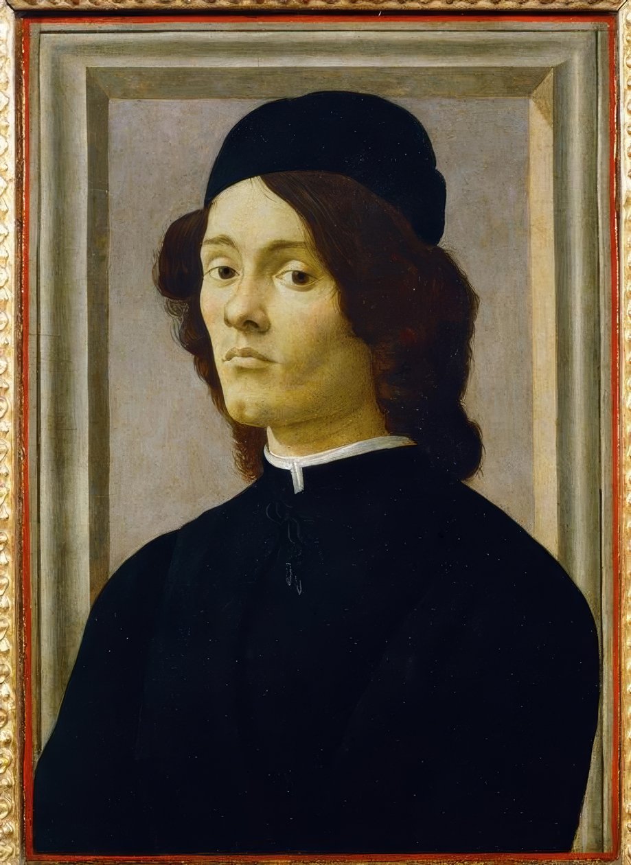 Bildnis eines jungen Mannes tekijältä Sandro Botticelli