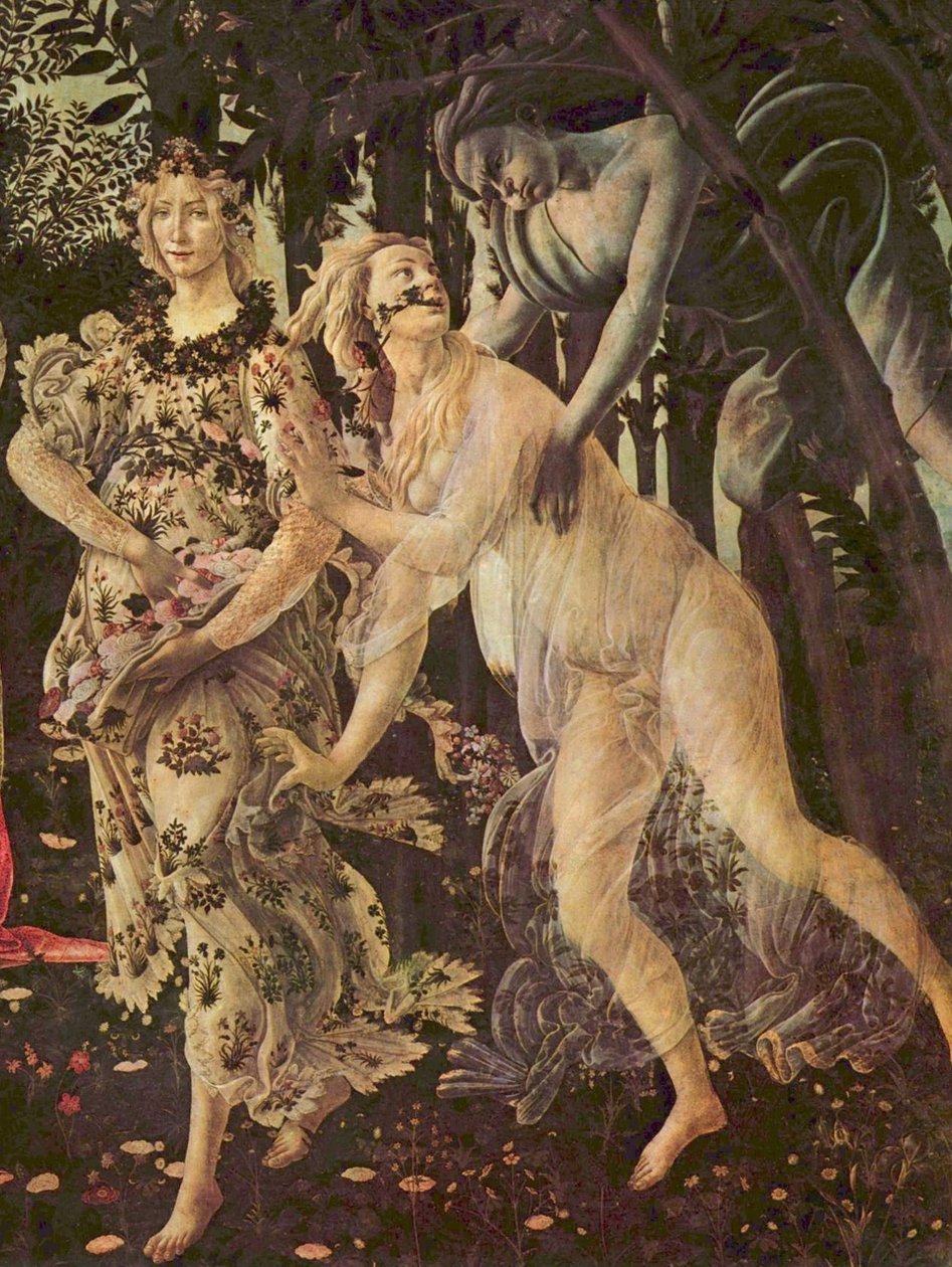 Chloris ja Zephyrus tekijältä Sandro Botticelli