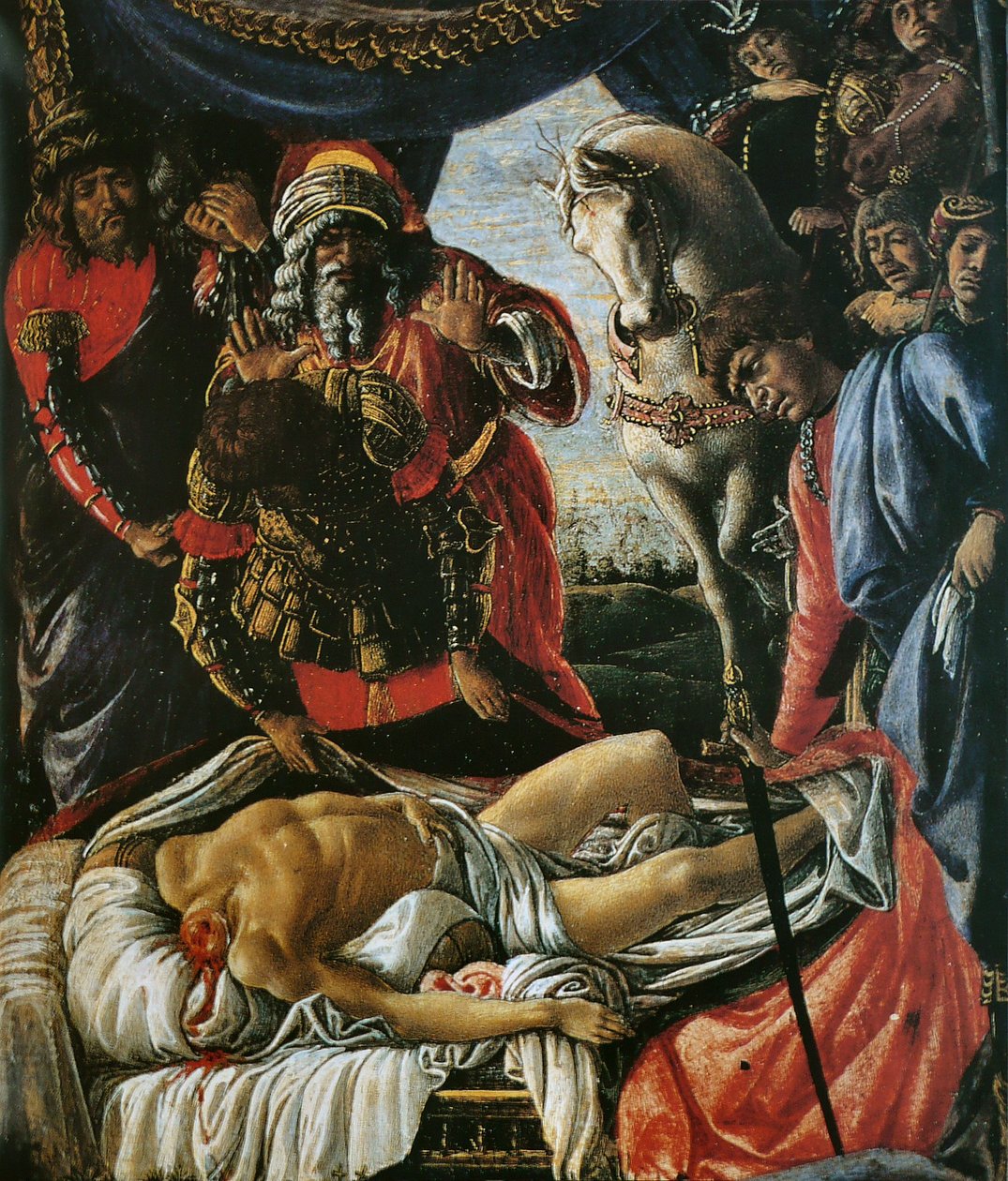 Découverte du cadavre dHolopherne tekijältä Sandro Botticelli