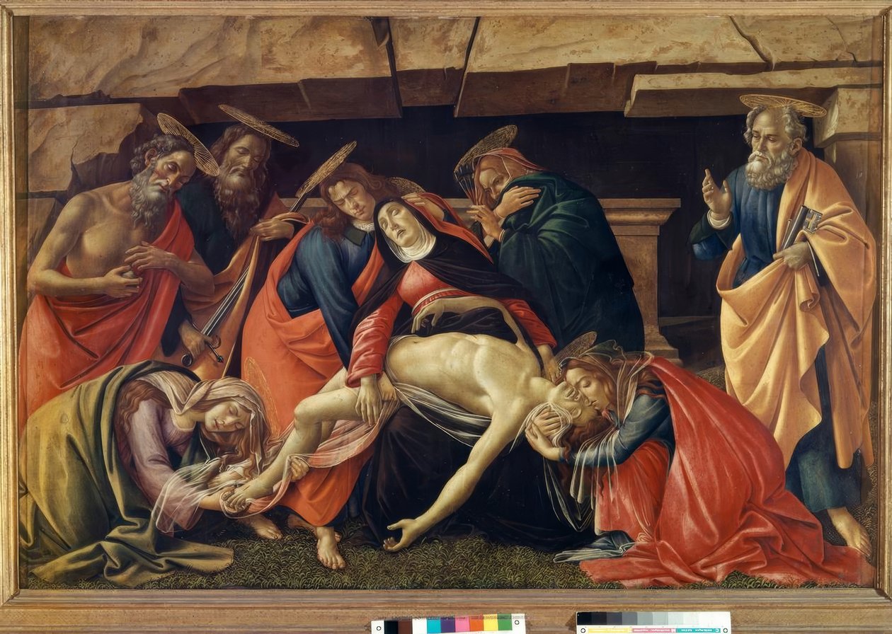 Die Beweinung Christi tekijältä Sandro Botticelli