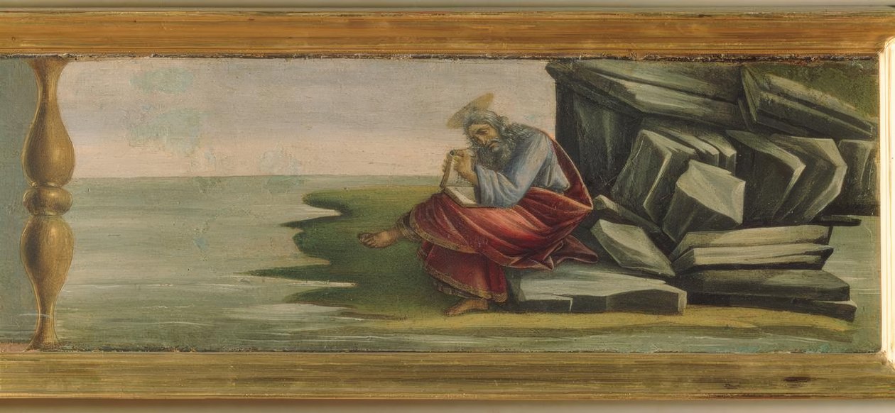Johannes auf Patmos tekijältä Sandro Botticelli