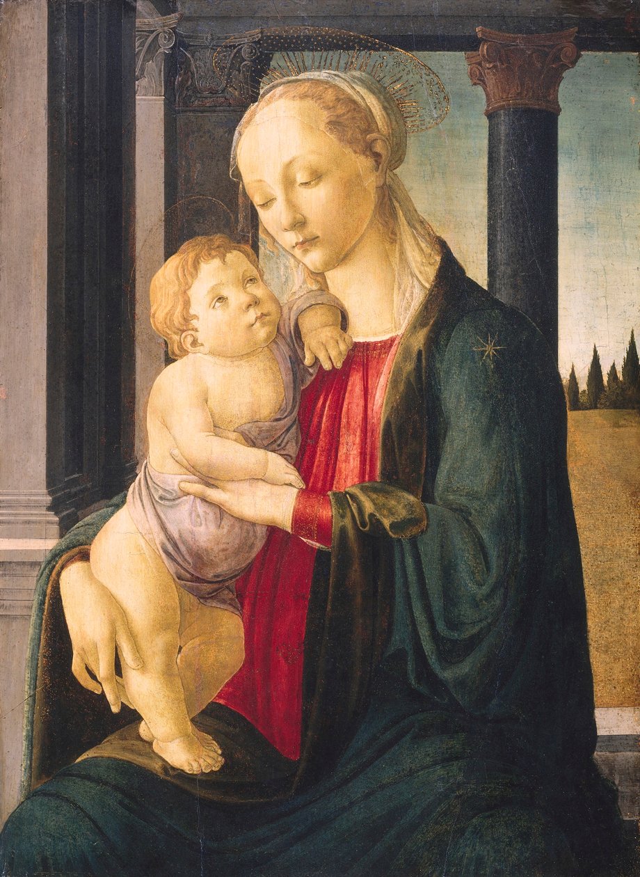 Madonna ja lapsi tekijältä Sandro Botticelli