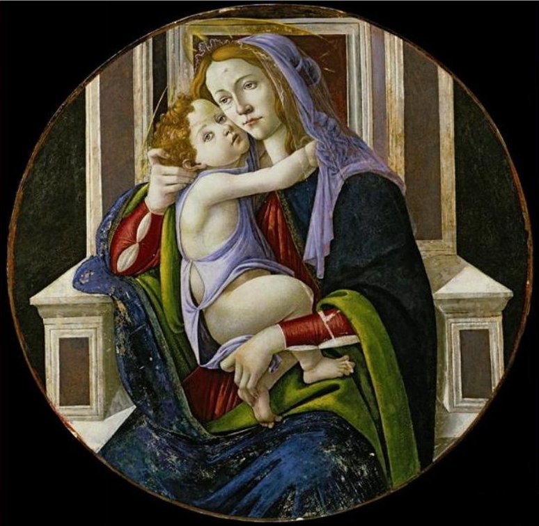 Madonna ja lapsi tekijältä Sandro Botticelli