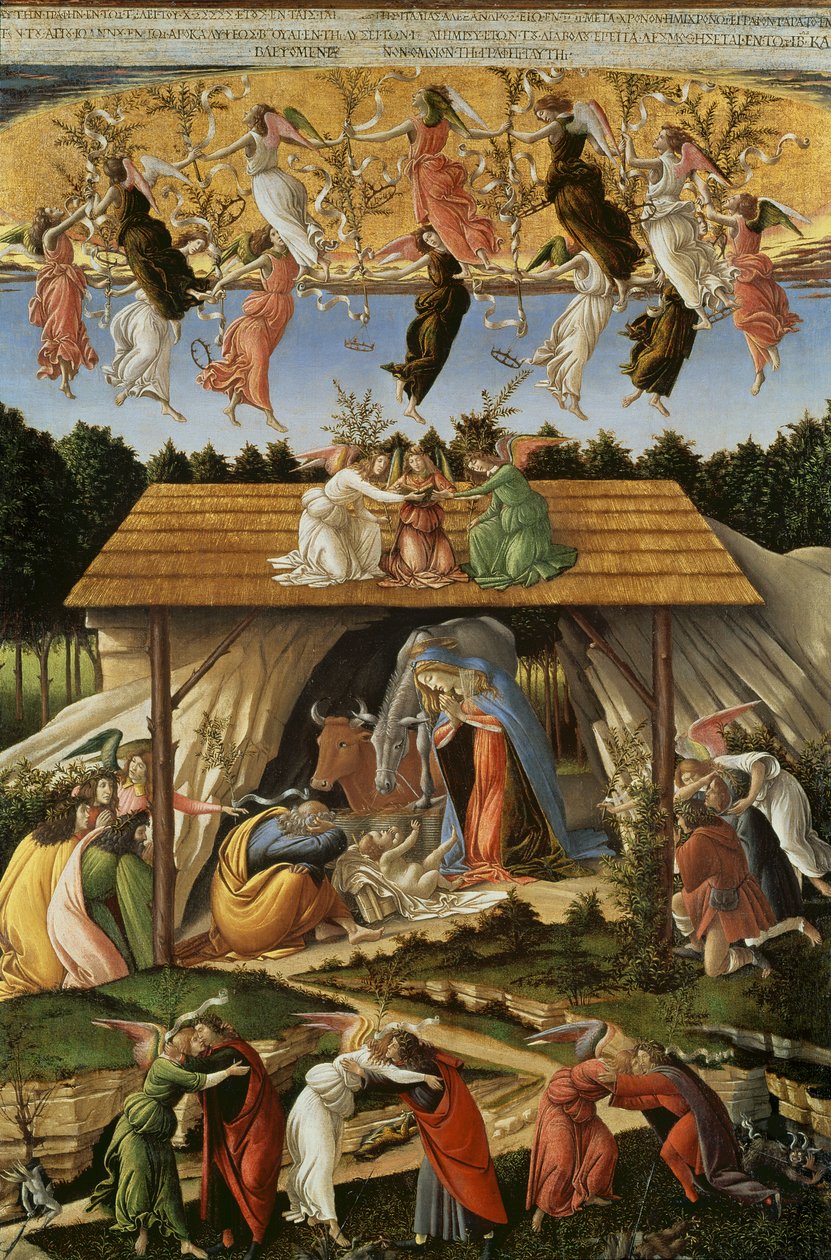 Mystinen syntymä, 1500 tekijältä Sandro Botticelli
