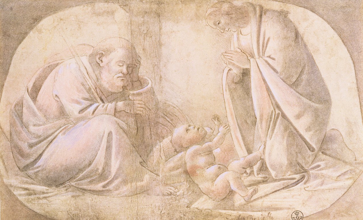 Seimi (kynä ja muste guassilla) tekijältä Sandro Botticelli