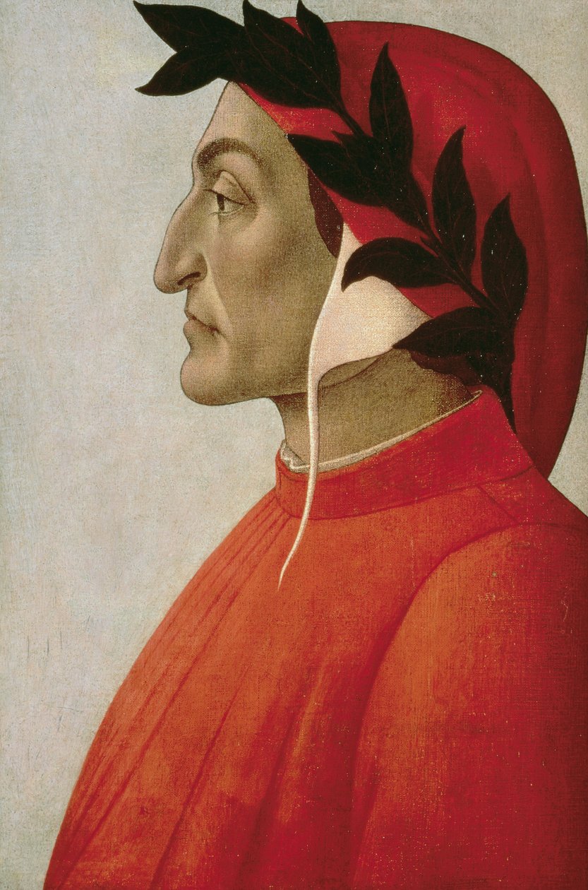 Danten muotokuva tekijältä Sandro Botticelli