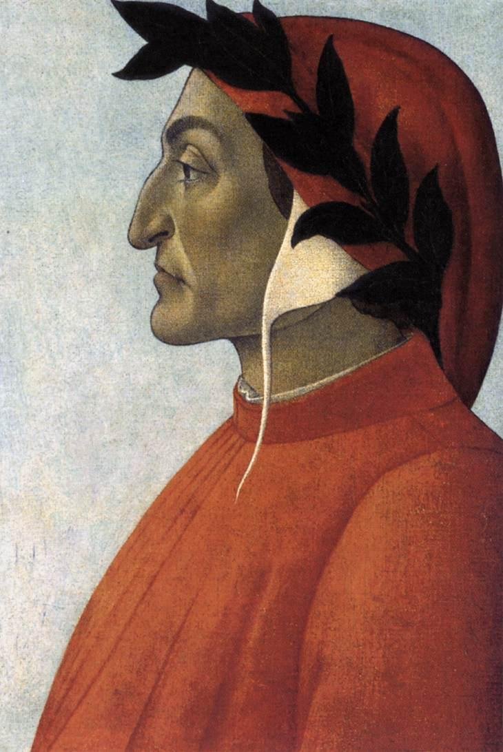 Danten muotokuva tekijältä Sandro Botticelli