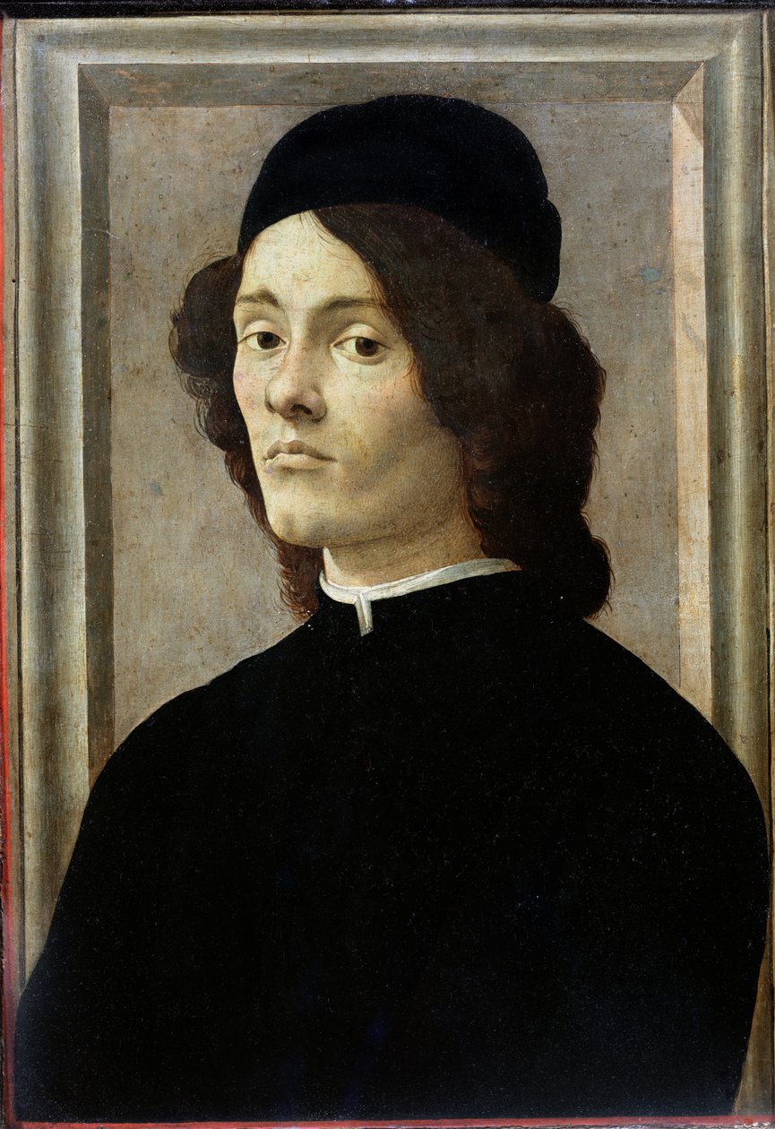 Miehen muotokuva tekijältä Sandro Botticelli