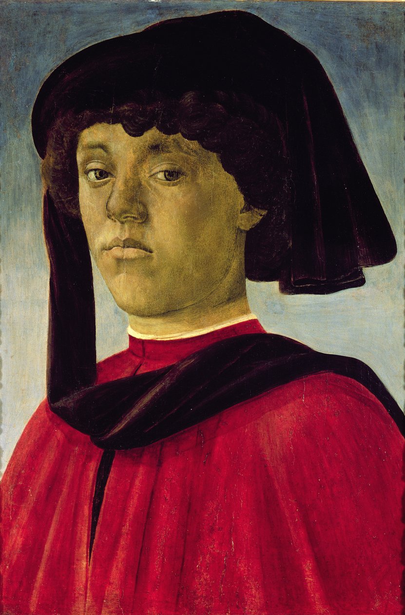 Nuoren miehen muotokuva tekijältä Sandro Botticelli