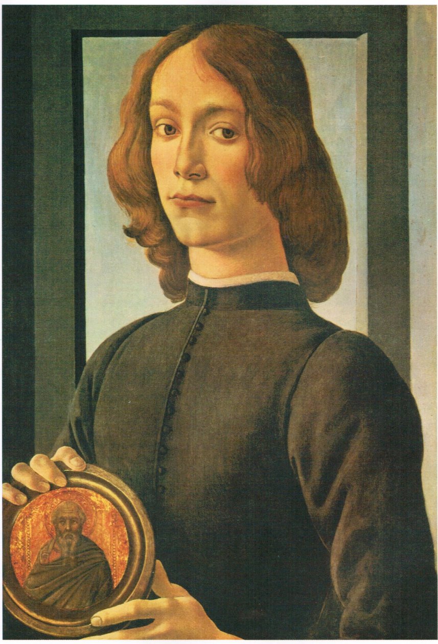 Nuoren miehen muotokuva tekijältä Sandro Botticelli