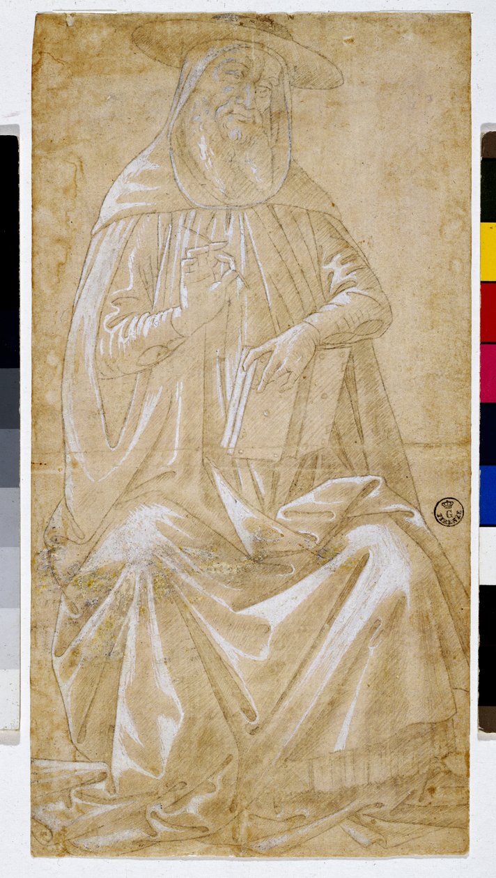 Pyhän Hieromuksen tutkimus (piirustus) tekijältä Sandro Botticelli