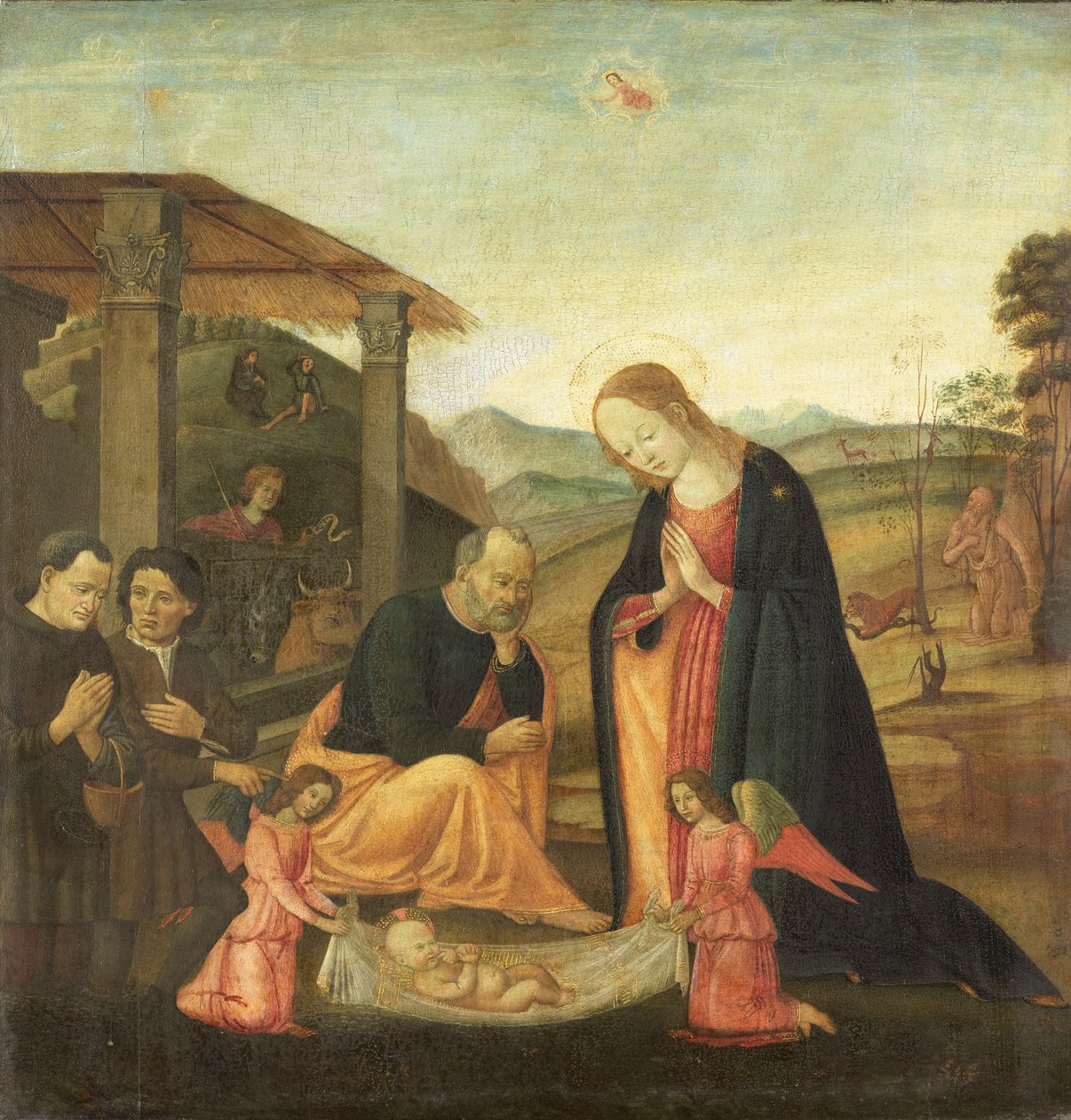 Lapsen palvonta tekijältä Sandro Botticelli