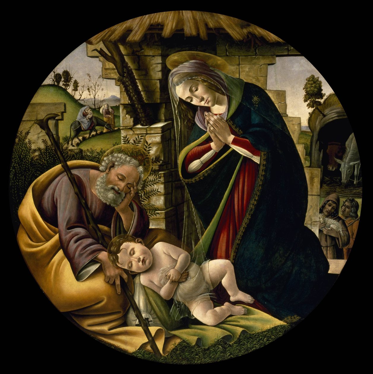 Kristuksen lapsen palvonta tekijältä Sandro Botticelli
