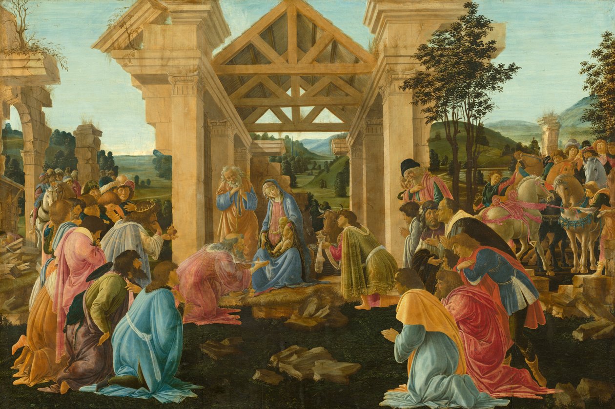 Taikojen palvonta tekijältä Sandro Botticelli