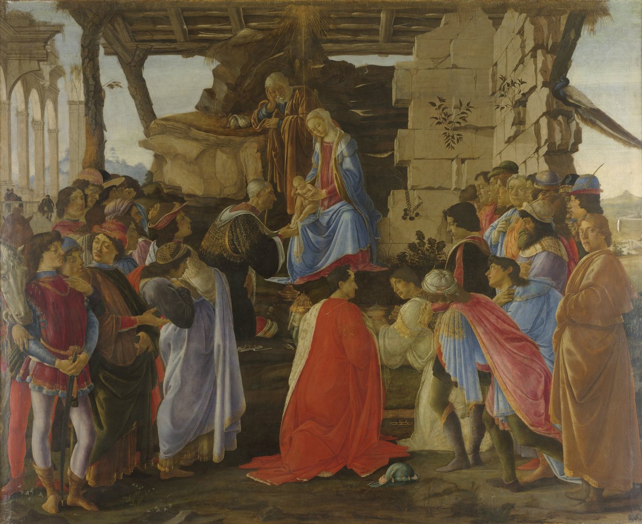Taikojen palvonta tekijältä Sandro Botticelli