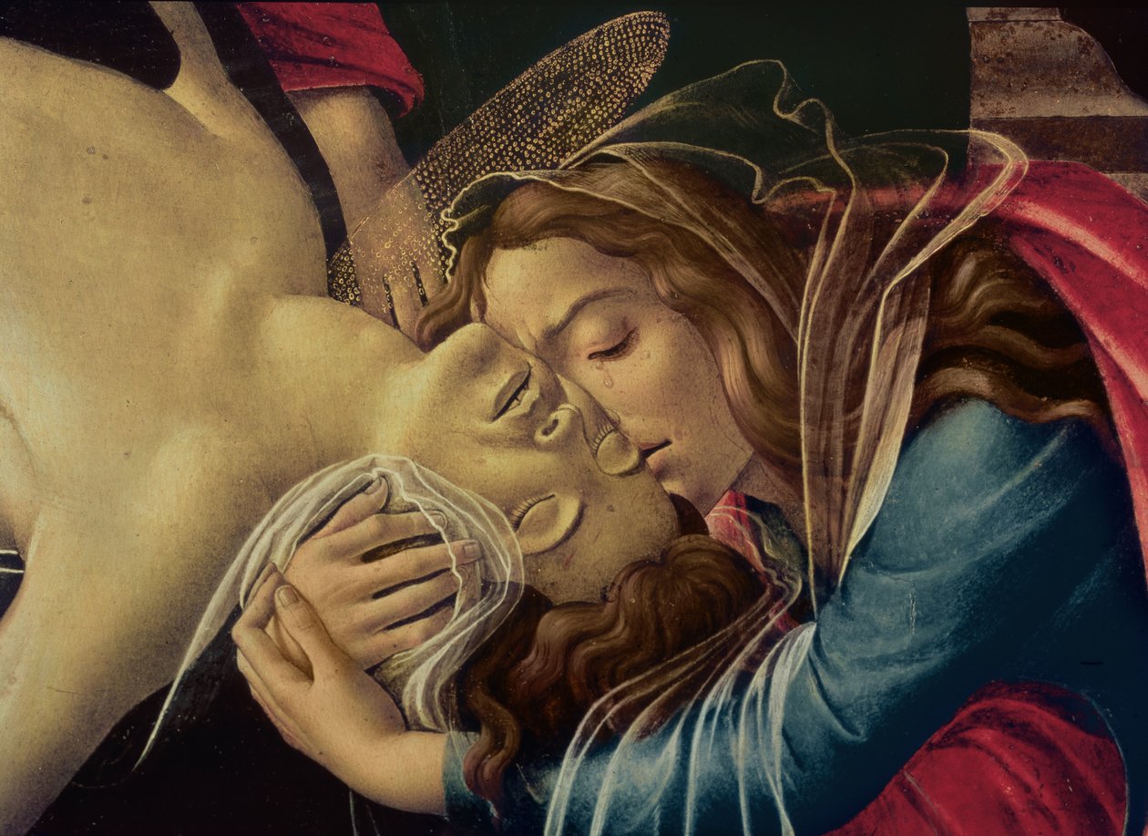 The Lamentation of Christ, noin 1490 (yksityiskohta 604) tekijältä Sandro Botticelli