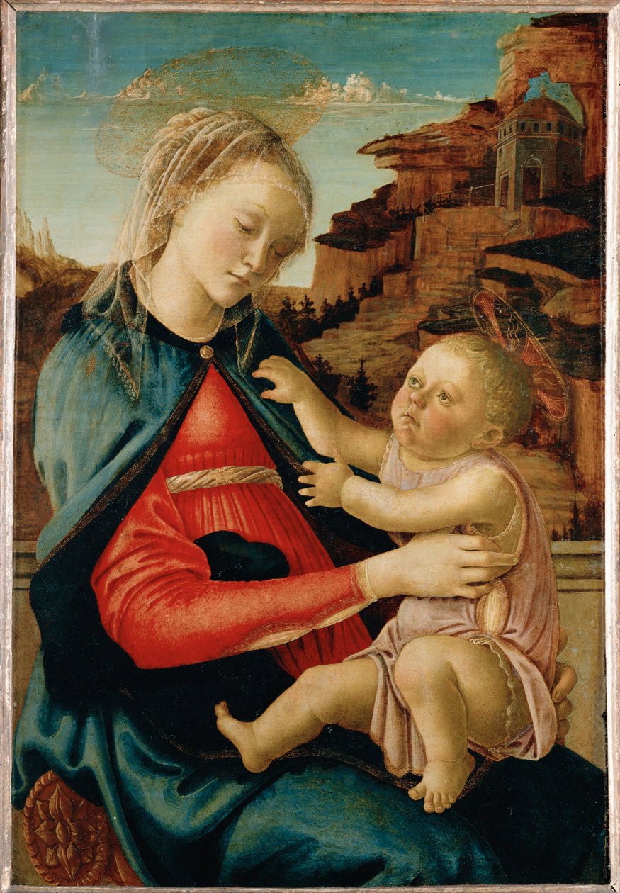 Neitsyt ja lapsi ... tekijältä Sandro (1444/5-1510) Botticelli
