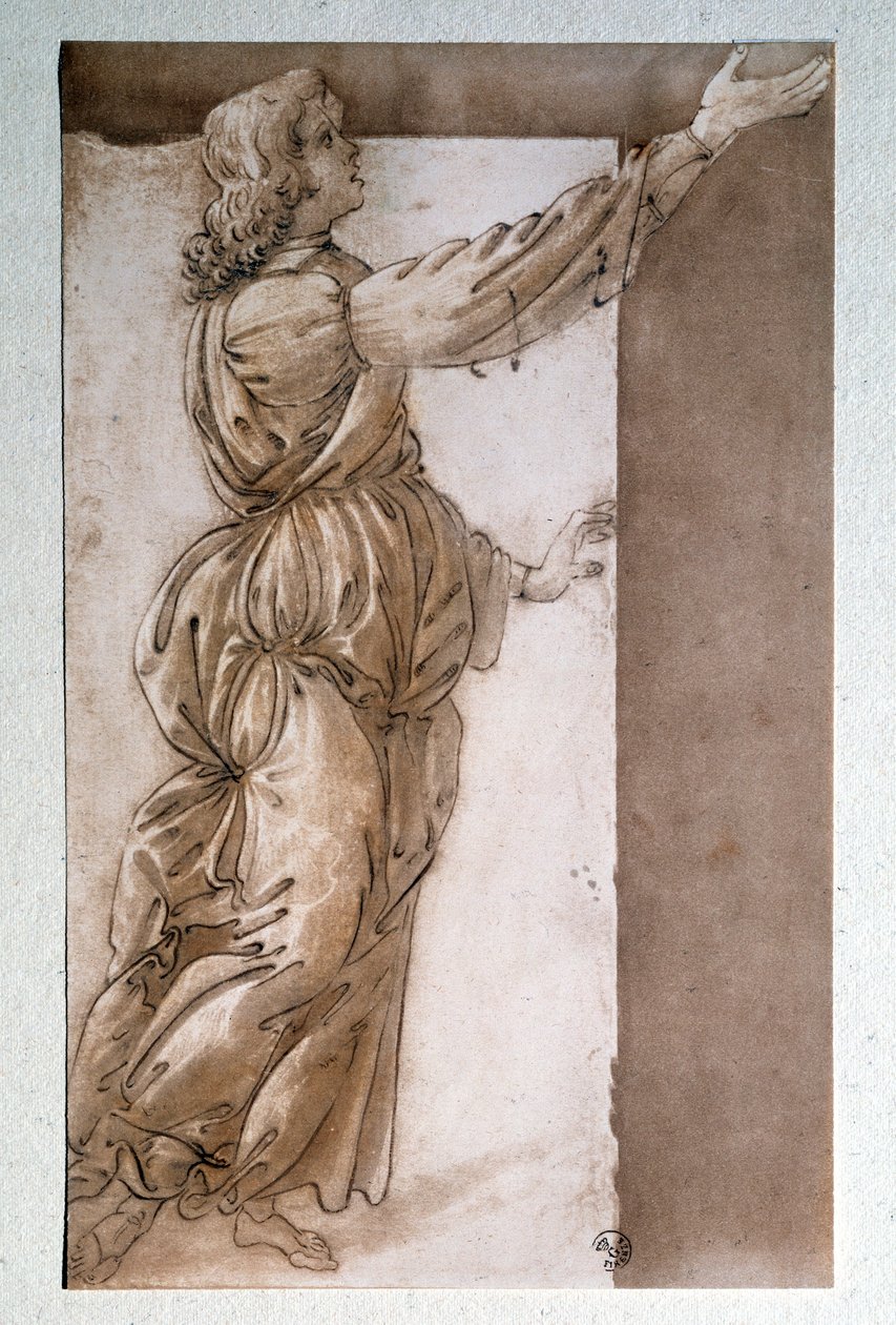 Enkeli (piirustus tekijältä Sandro Botticelli