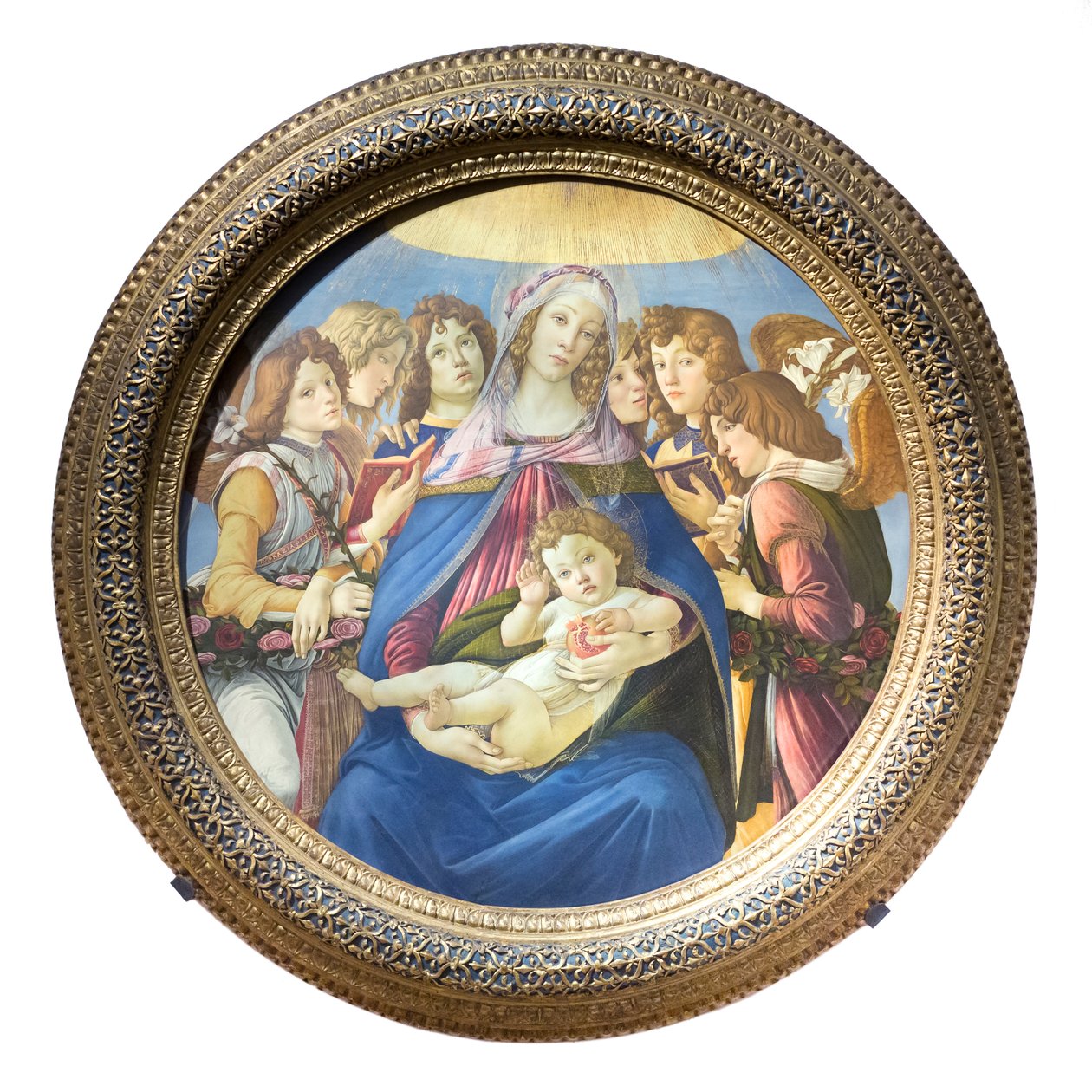 Granaattiomenan madonna tekijältä Sandro Botticelli