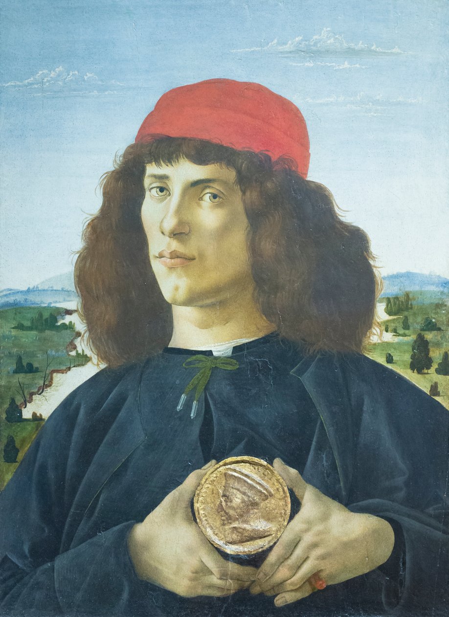 Nuoren miehen muotokuva, jolla on Cosimo de