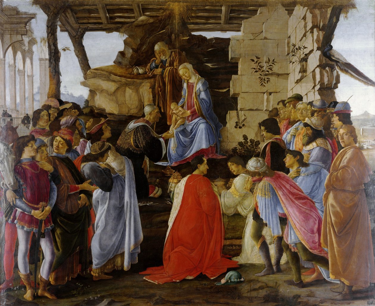 Maagien palvominen tekijältä Sandro Botticelli