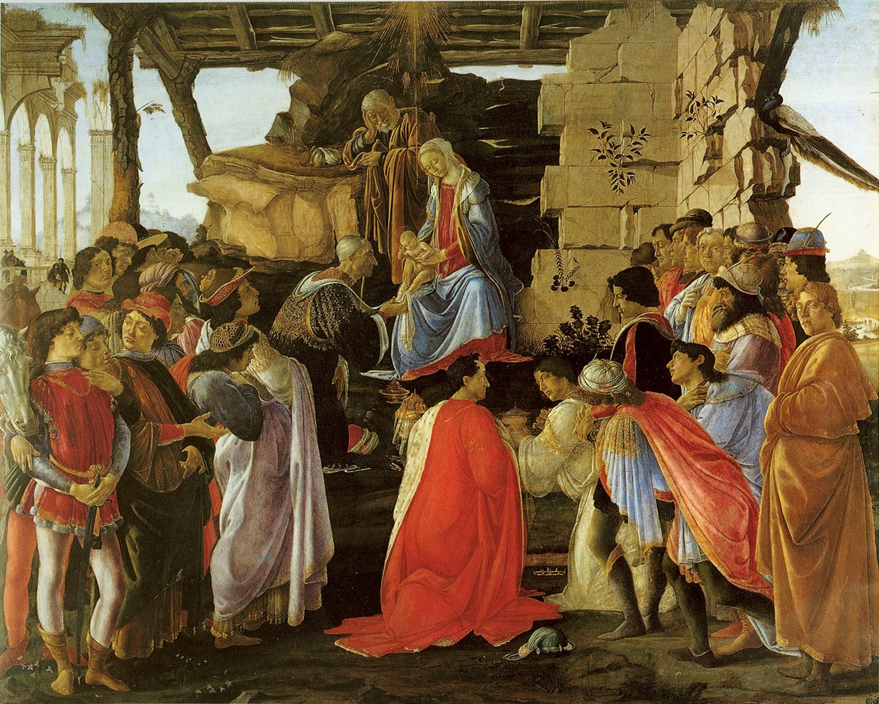 Adoration of the Magi Vaihtoehtoinen nimi(t): de tekijältä Sandro Botticelli