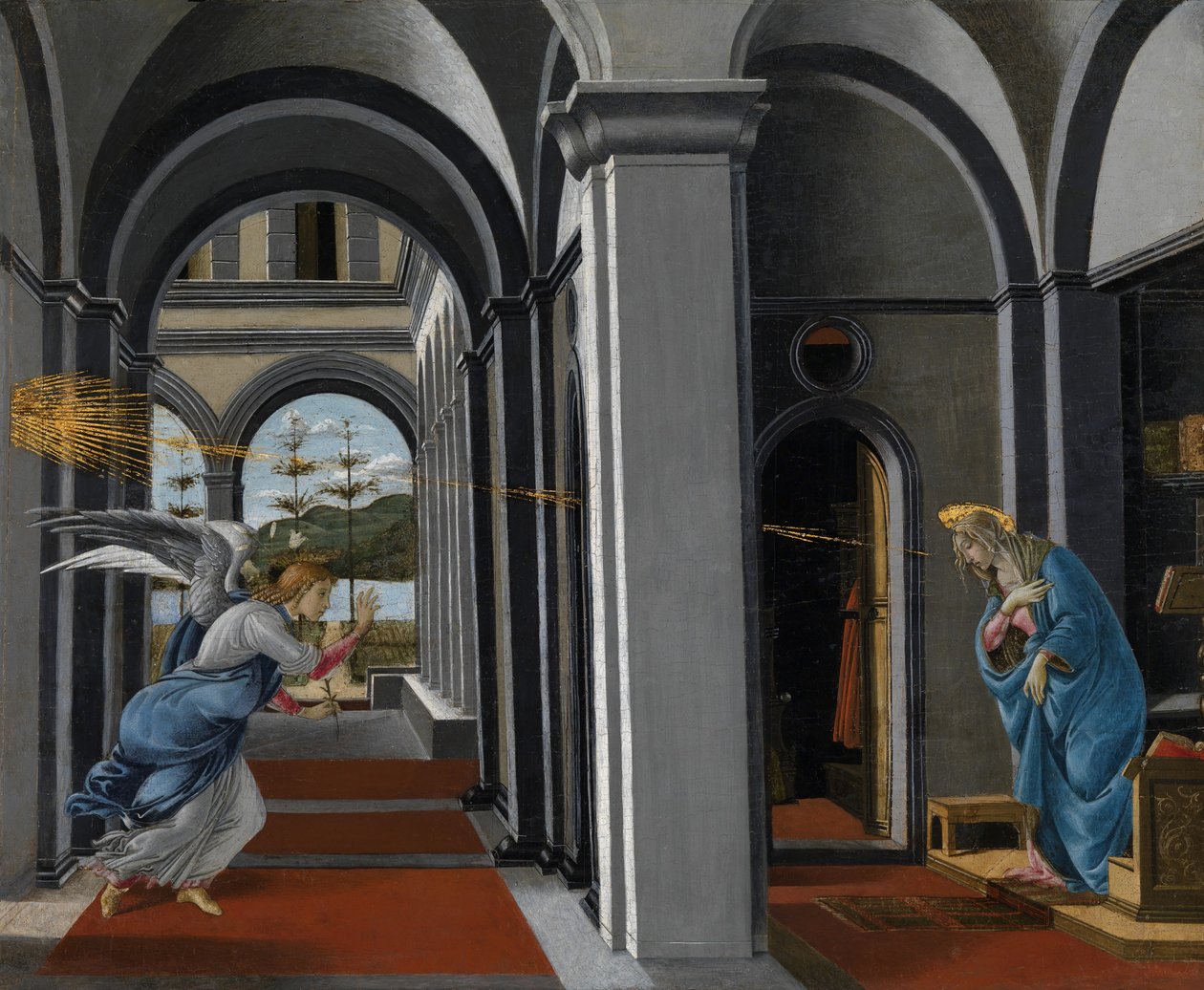 Annunciation tekijältä Sandro Botticelli