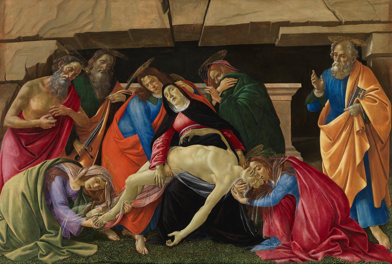 Kristuksen suru tekijältä Sandro Botticelli