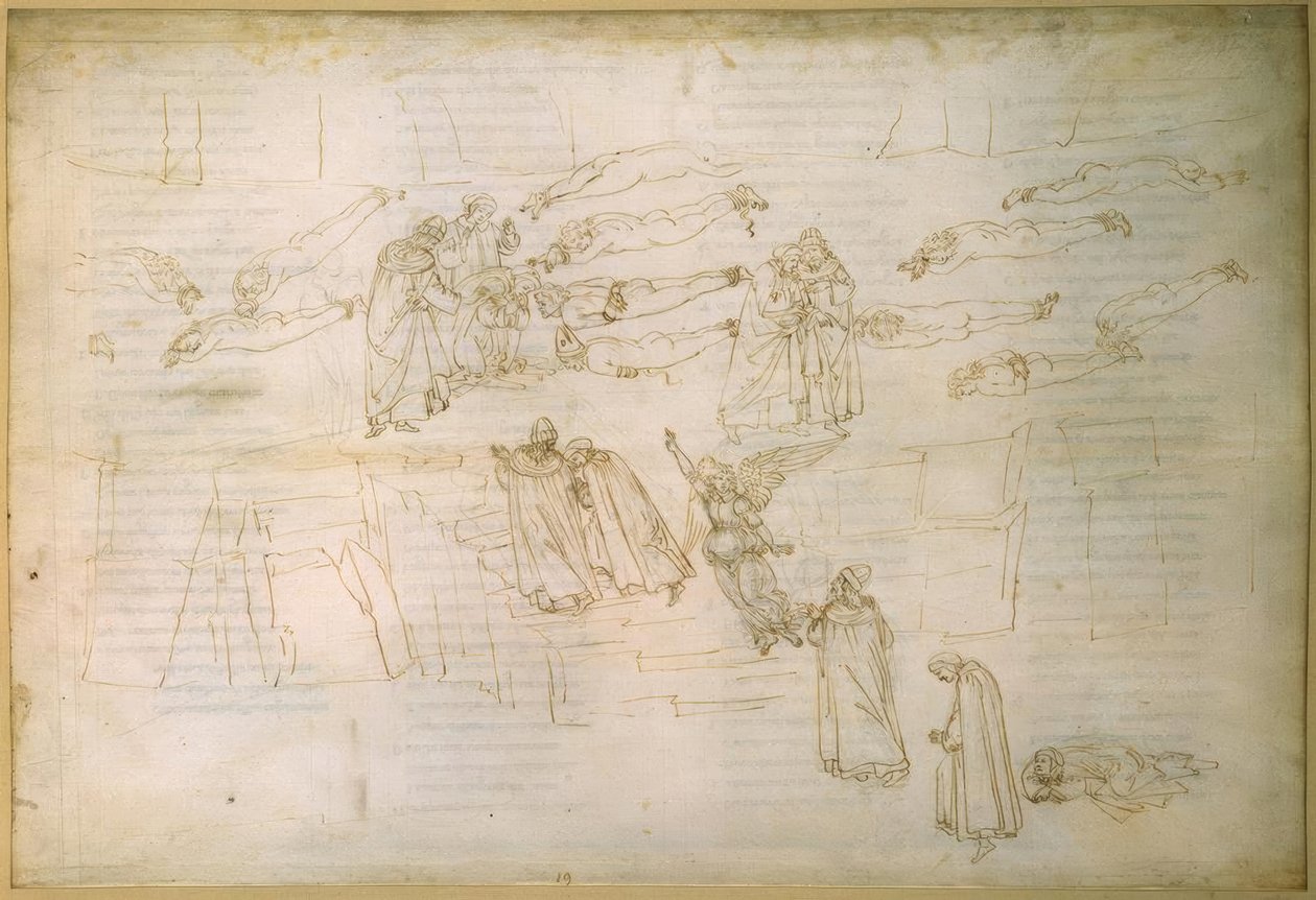 Dantes Sirenatrom,... tekijältä Sandro Botticelli