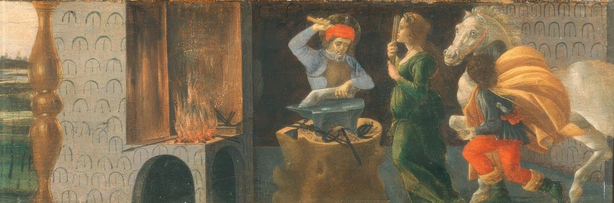 Das Wunder des Heiligen Eligius tekijältä Sandro Botticelli