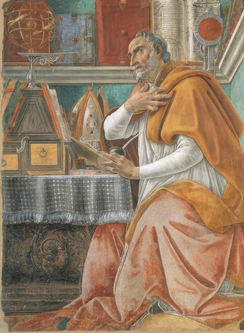 Der Heilige Augustinus tekijältä Sandro Botticelli