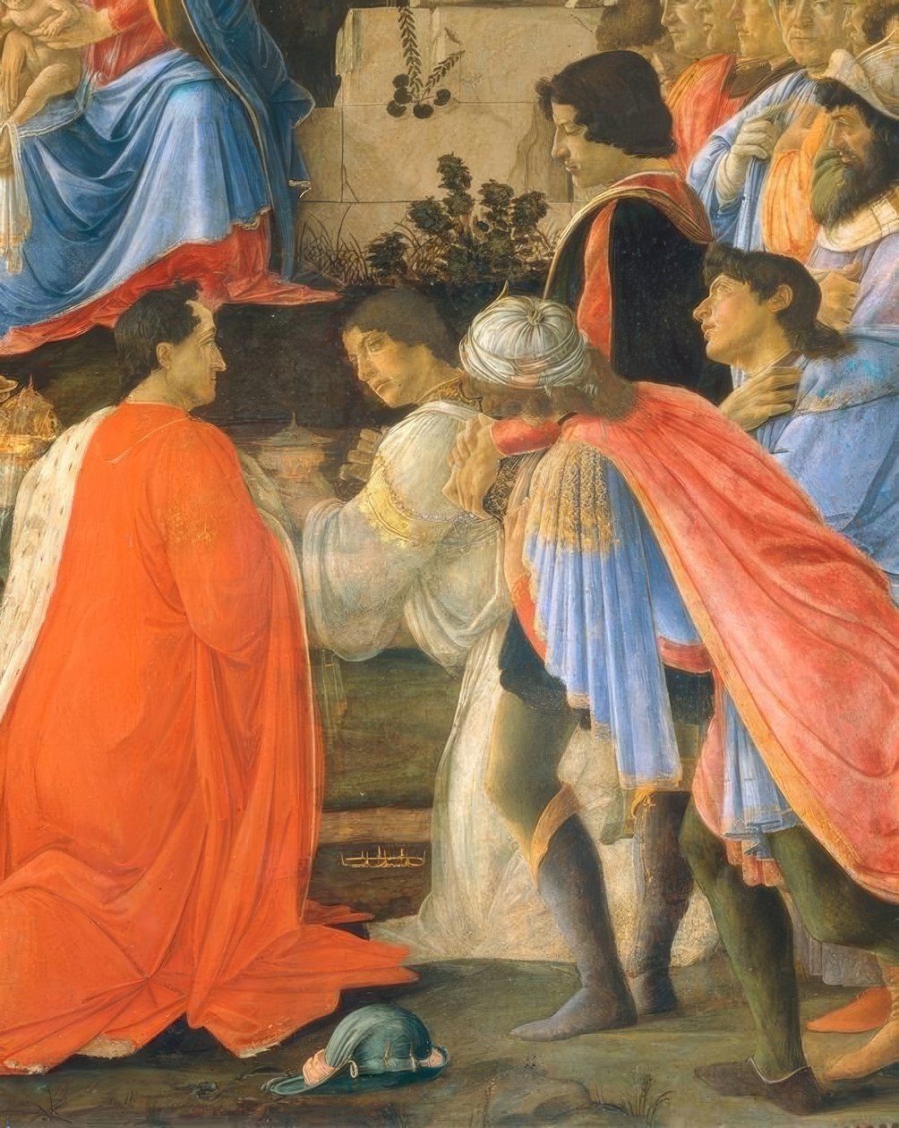 Die Anbetung der Könige tekijältä Sandro Botticelli