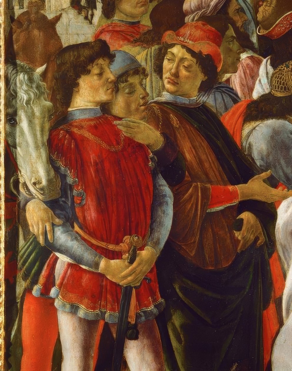 Die Anbetung der Könige tekijältä Sandro Botticelli