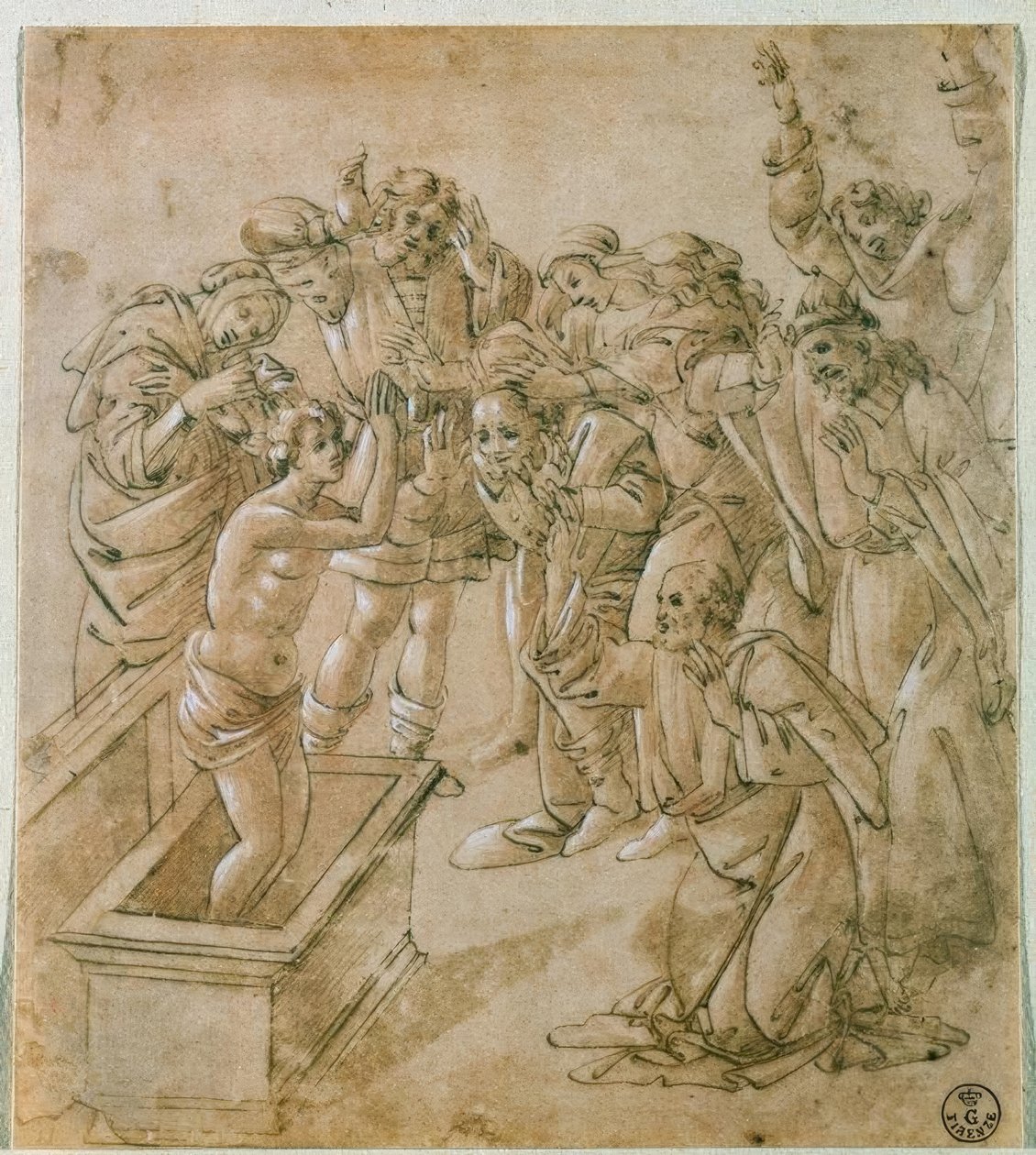Teofiluksen pojan kasvattaminen tekijältä Sandro Botticelli