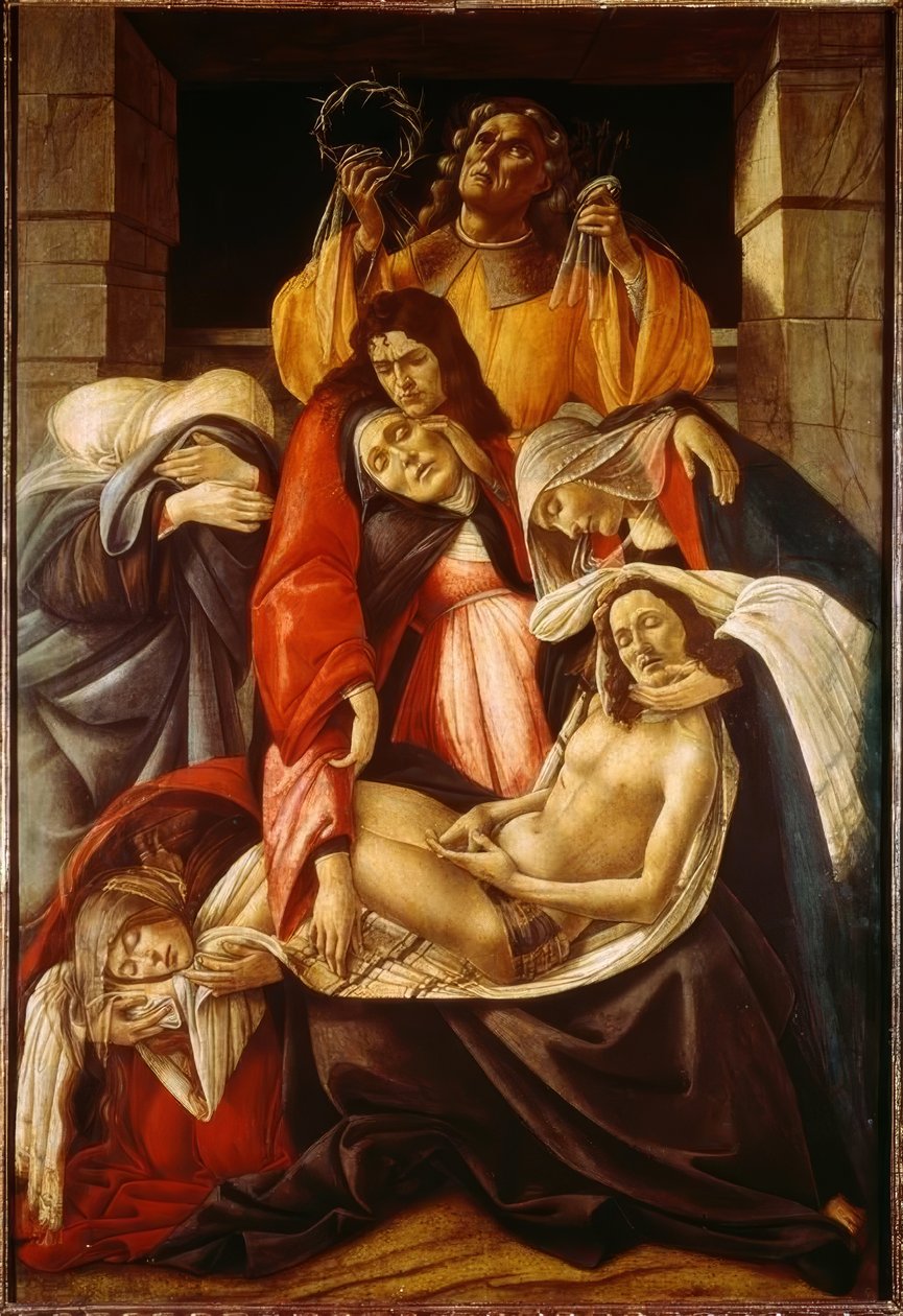 Die Beweinung Christi tekijältä Sandro Botticelli