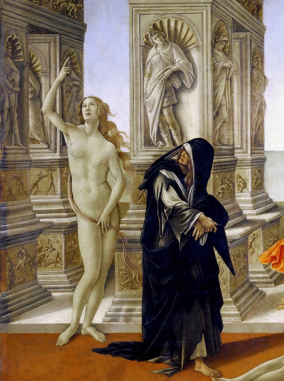 Verleumdung, yksityiskohta tekijältä Sandro Botticelli