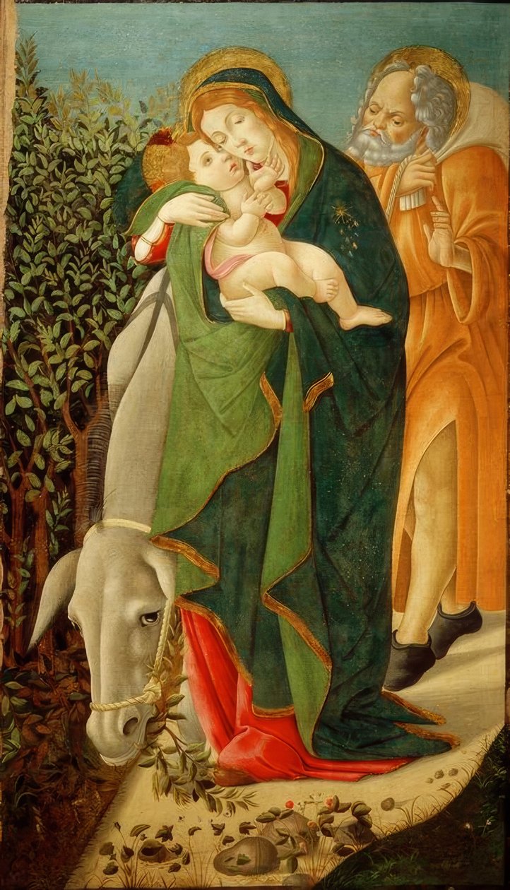 Flucht nach Ägypten tekijältä Sandro Botticelli